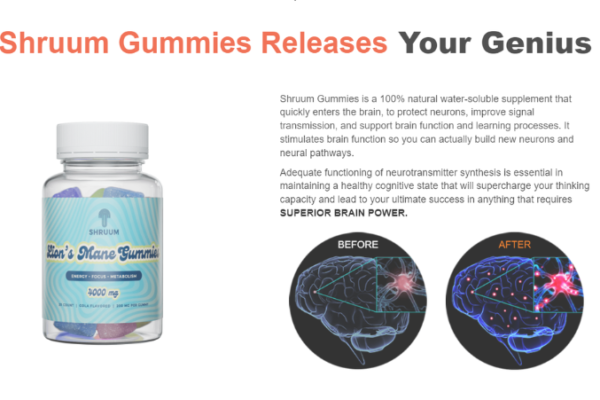 Shruum Lion’s Mane Gummies for Anxiety and Stress in 2022