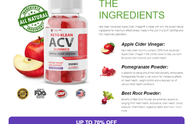 Keto Klean ACV Gummies : Advanced Supplement With Pure Natural Ingredients